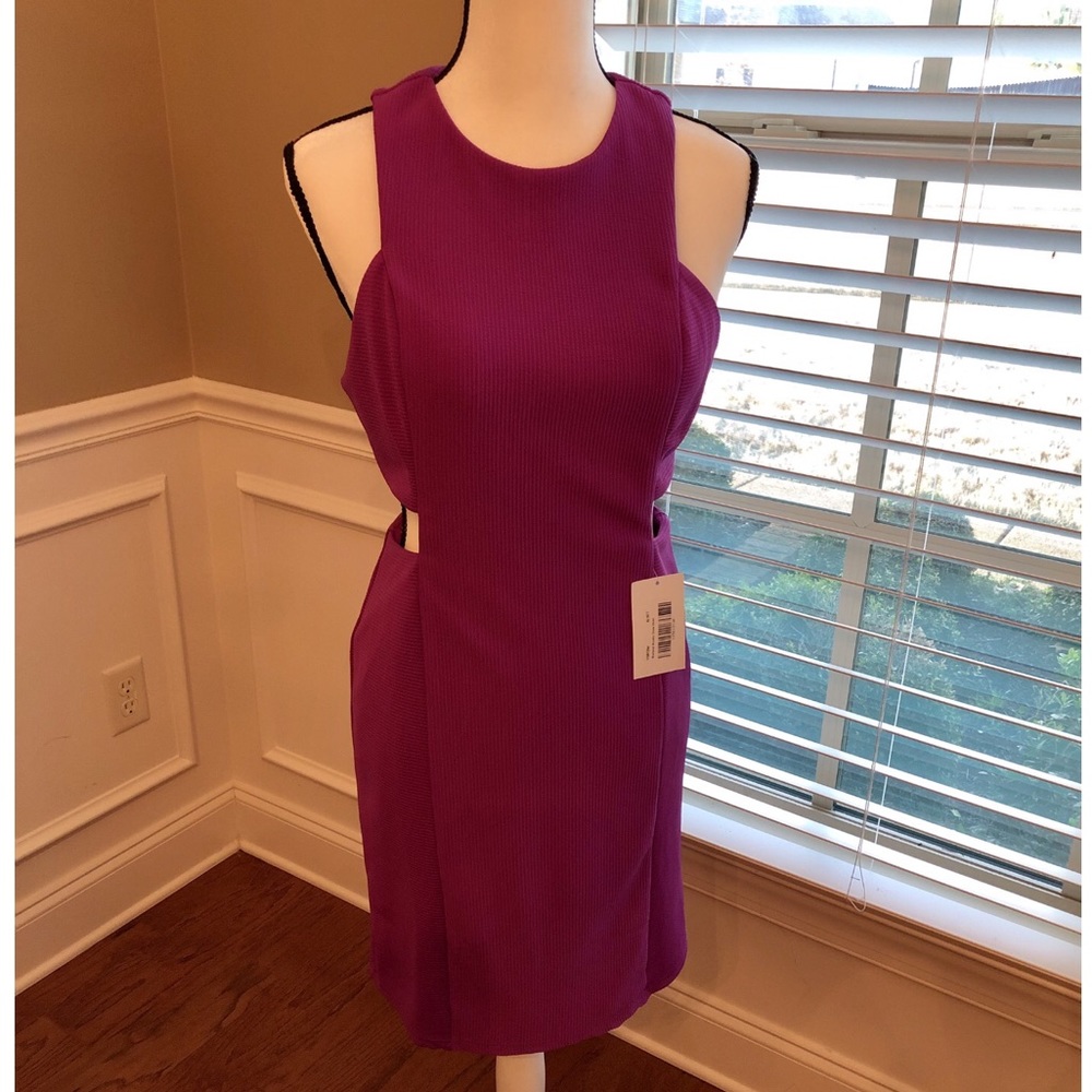 She & Sky Violet Weekend Wonder Cutout Dress